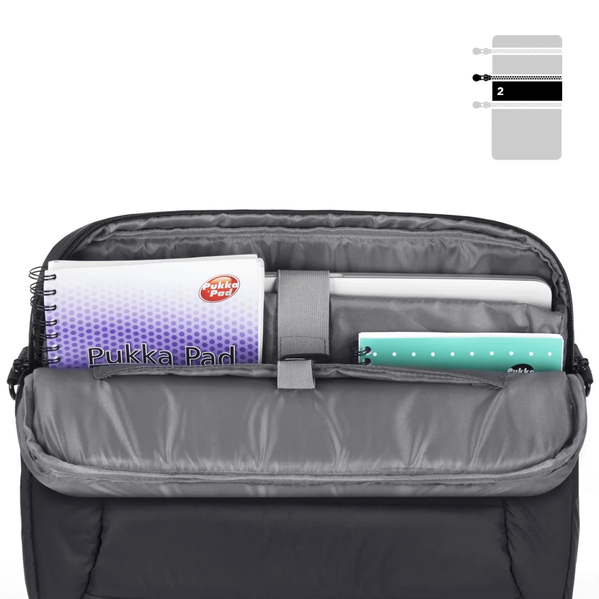 Duronic Laptop Messenger Bag LB12 Cabin Bag Water Resistant Backpack Travel Bags for Students Office Workers Cross Body Bag 15.6” Laptop Sleeve for Business University Travelling Gift for Women Men - Image 8