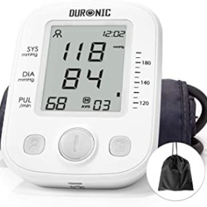 Duronic Blood Pressure Monitor BPM200 CE Approved and Medically Certified Automatic Upper Arm Monitor 2 user 99 Record Memory for Accurate Home use