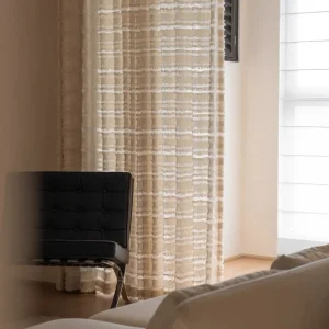 Mousse Cake Light Filtering Sheer Curtains | EaseEase